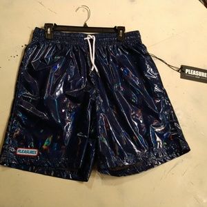 Pleasures Liquid Metal Shorts